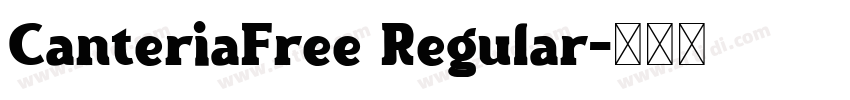 CanteriaFree Regular字体转换